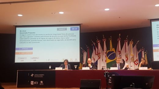 III Jornada de Direito Comercial aprova enunciado sobre Contrato de Seguro