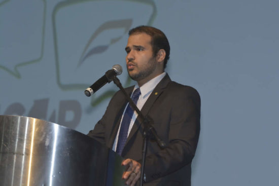 Deputado Lucas Vergilio é recebido pelo presidente do STF