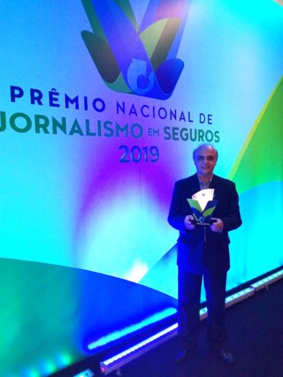 Editor da Revista Insurance Corp conquista  1º lugar no  prêmio de jornalismo da Fenacor2019
