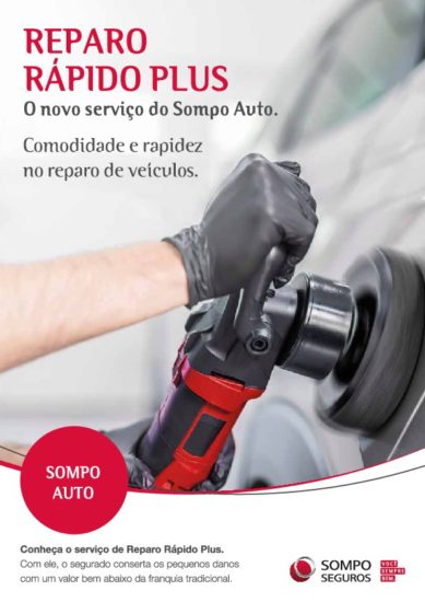Sompo lança serviço que garante conserto de auto no mesmo dia