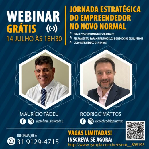 Webinar debate estratégia do empreendedor no novo normal