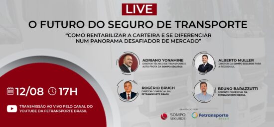 Sompo e Fetransporte  debatem rentabilidade e panorama do mercado de seguro