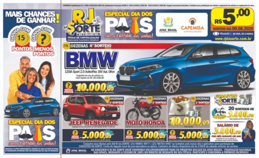 RJ da Sorte sorteia BMW no Dia dos Pais