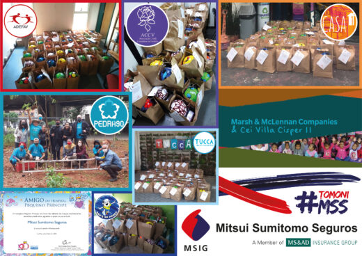 Mitsui Sumitomo Seguros se une para mais uma ação solidária