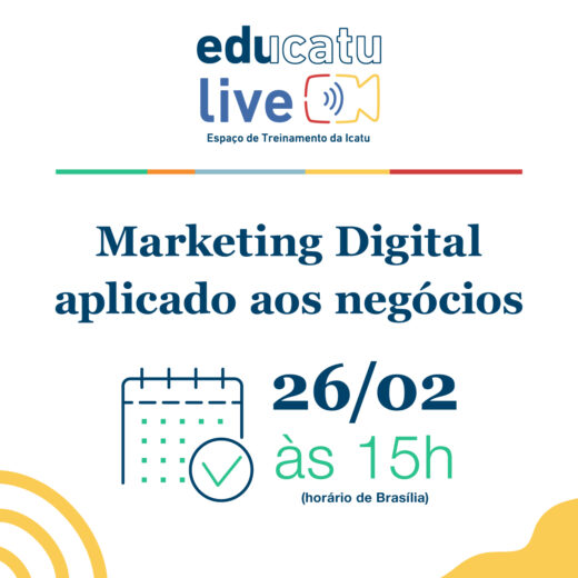 Icatu promove live sobre Marketing Digital