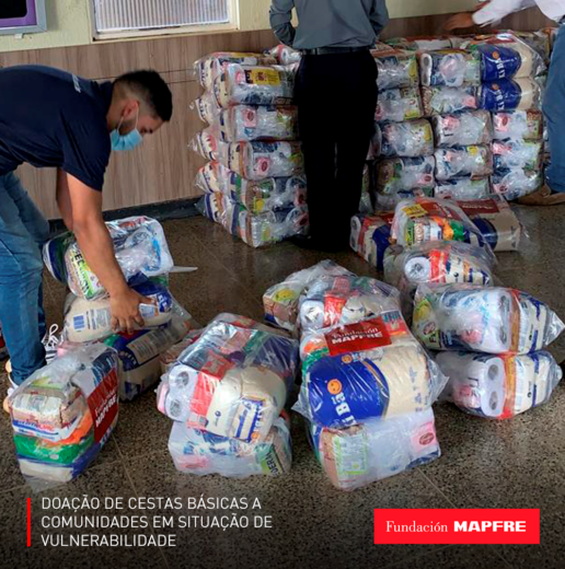Fundación MAPFRE entrega cestas básicas a comunidades no Distrito Federal (DF)