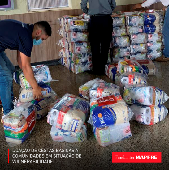 Fundación MAPFRE entrega cestas básicas a comunidades no Distrito Federal (DF)