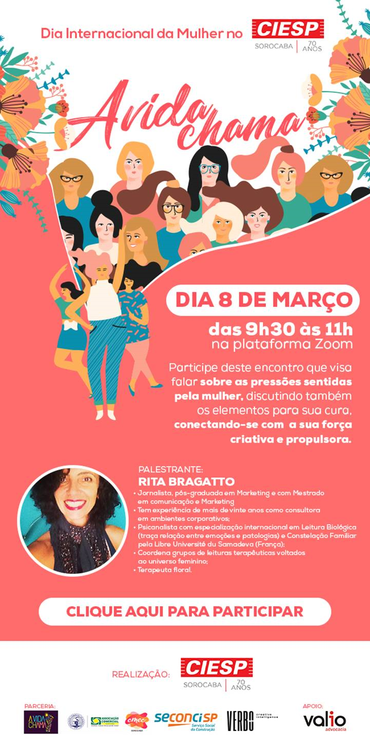 CIESP Sorocaba promove palestra com Rita Bragatto