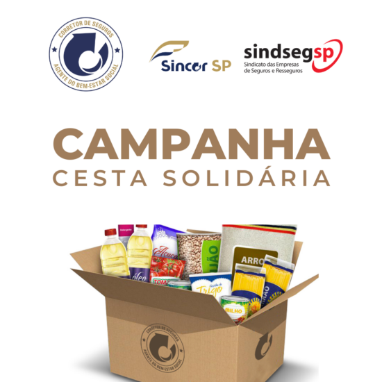 Sincor-SP e SindsegSP lançam campanha Cesta Solidária