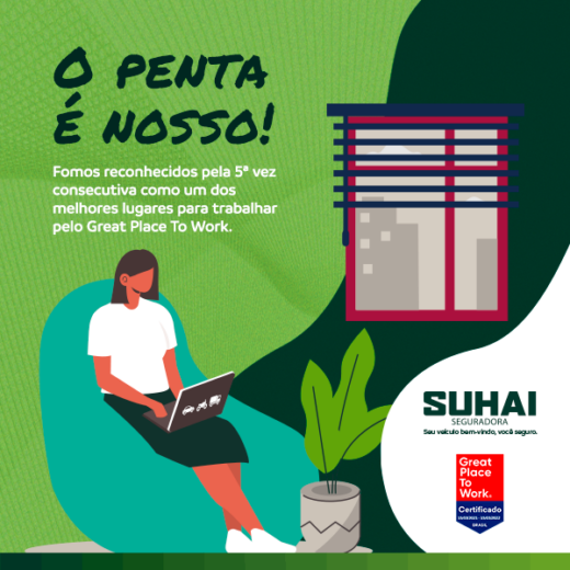 Foco em pessoas traz certificação GPTW para Suhai pelo 5º ano consecutivo