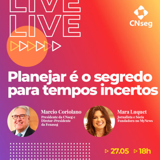 Live no Instagram em 27/05: “Planejar é o segredo para tempos incertos”