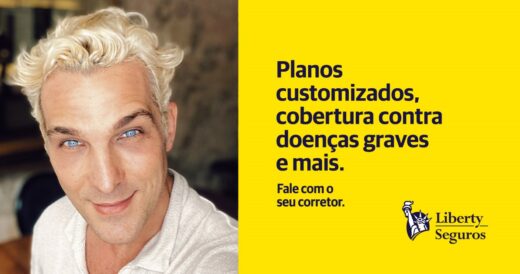 Liberty  lança campanha com Didi Wagner e Igor Rickli