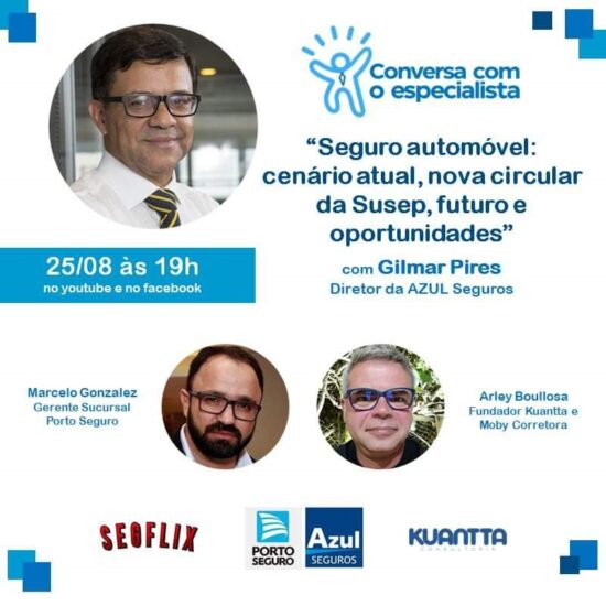 SEGFLIX aborda em sua transmissão a ‘qualificação para os corretores de seguros’