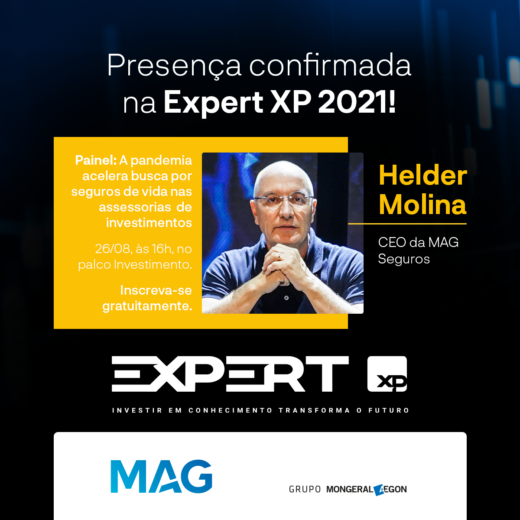 MAG patrocina  a EXPERT XP, o maior evento de investimento mundial