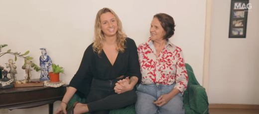 MAG Seguros reúne atleta do nado artístico e sua avó em vídeo emocionante