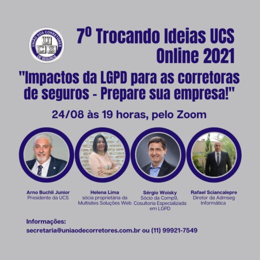 UCS orienta corretores de seguros para adequação da LGPD