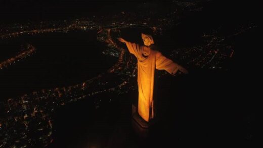 Qualicorp ilumina o Cristo Redentor na campanha do “Setembro Amarelo”