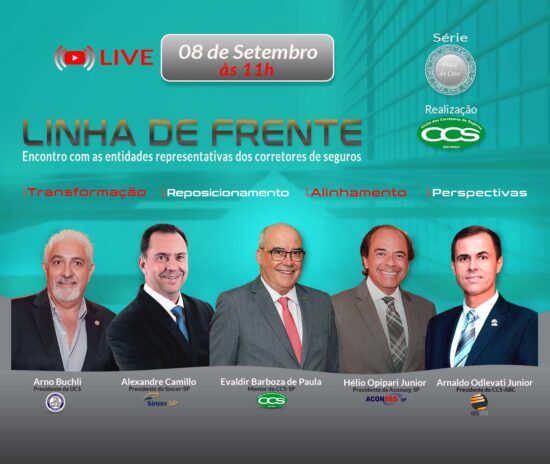 Live do CCS-SP Prata da Casa reunirá lideranças dos corretores