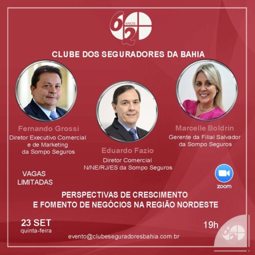 Executivos da Sompo Seguros apresentam perspectivas de negócios no Nordeste