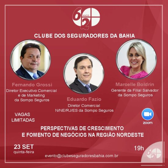 Executivos da Sompo Seguros apresentam perspectivas de negócios no Nordeste