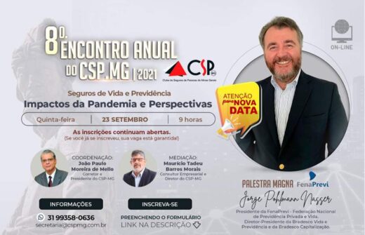 CSP-MG recebe Jorge Nasser no 8º Encontro anual da entidade