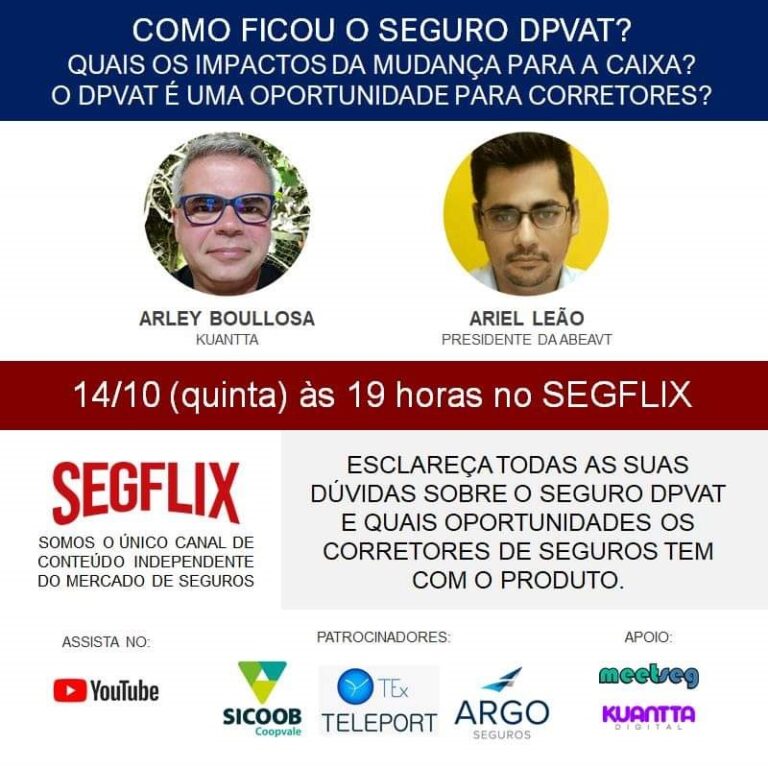 Impactos na mudança do Seguro DPVAT é tema de webinar