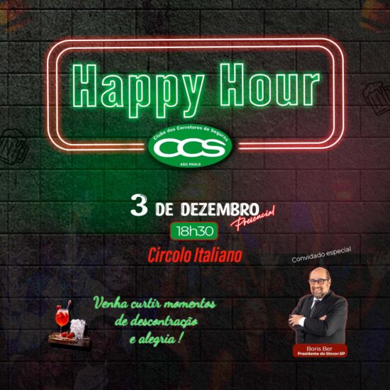 CCS-SP promoverá happy hour para seus associados