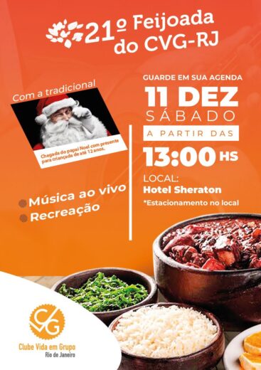 CVG-RJ anuncia 21ª Feijoada