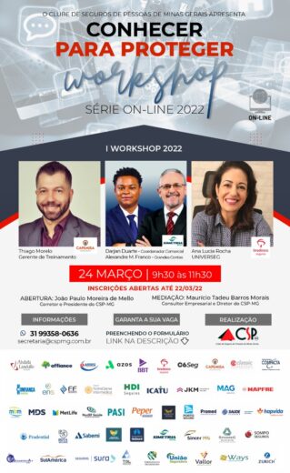 CSP-MG abre agenda de eventos com série de workshops “Conhecer para Proteger”