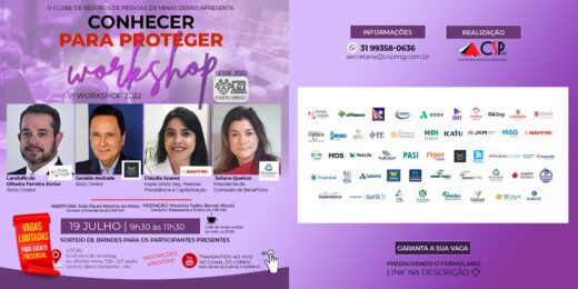 Faltam 5 dias para mais um Workshop da série “Conhecer para Proteger”