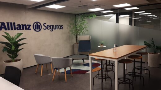Filiais da Allianz Seguros estão instaladas em espaço de coworking no Allianz Parque