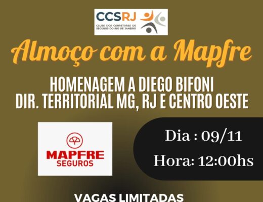 CCS-RJ presta homenagem a Diego Bifoni, da MAPFRE