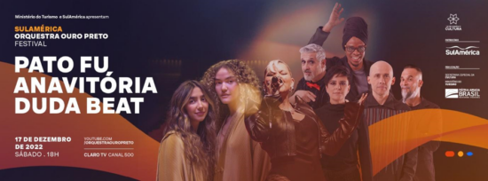 SulAmérica apresenta shows de Pato Fu, Anavitória e Duda Beat em parceria com a Orquestra Ouro Preto