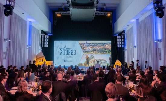 Prudential celebra a atuação de parceiros comerciais em evento exclusivo em Roma