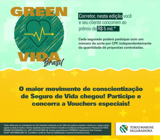 Capemisa viabiliza promoção Green Vida Brasil da Tokio Marine