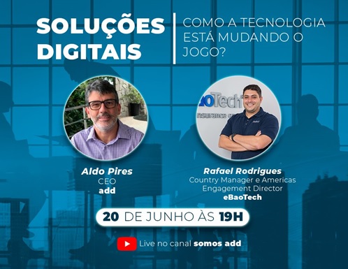 Live da add e eBaoTech apresenta soluções digitais para o mercado