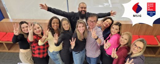 Mitsui Sumitomo Seguros recebe, pelo terceiro ano consecutivo, o selo GPTW