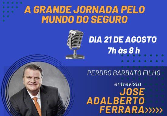 José Adalberto Ferrara, presidente da Tokio Marine, é entrevistado por Pedro Barbato Filho