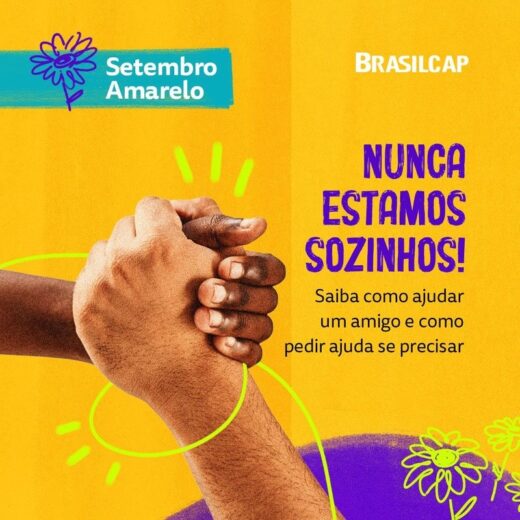 Brasilcap abraça campanha Setembro Amarelo