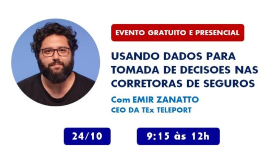 Usando dados para tomada de decisões na corretora de seguros é tema de encontro no RJ