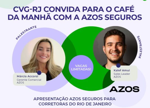CVG-RJ convida para café da manhã com a Azos Seguros