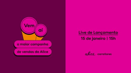 Alice apresenta nova campanha de prêmios para corretores em live