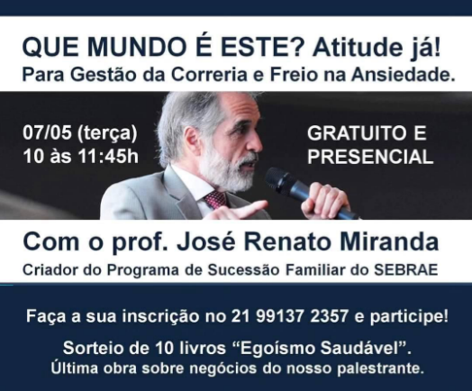 Freio na Ansiedade tema de palestra para corretores no Rio de Janeiro