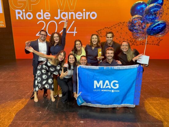 MAG Seguros é eleita umas das três melhores empresas para trabalhar no RJ