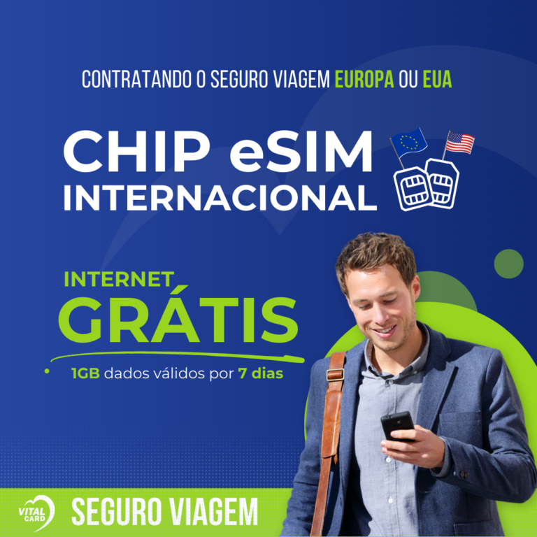 e-Sim: além de proteção, Vital Card oferece conexão no exterior