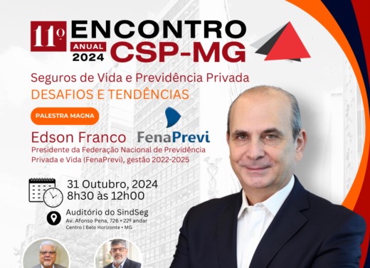 CSP-MG recebe Edson Franco no 11° Encontro com a FenaPrevi