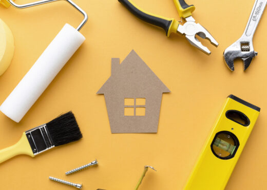 Reparos de uma casa e custo mensal do seguro residencial