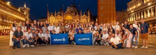 Allianz viaja à Itália com corretores vencedores do Alliadoz