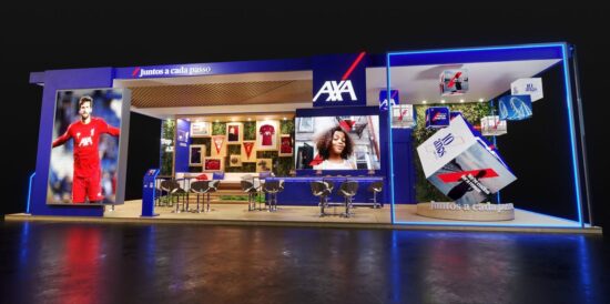 AXA celebra 10 anos no Brasil com estande tecnológico