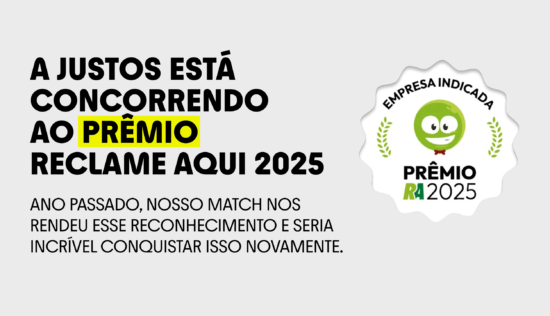 Justos concorre novamente ao Prêmio Reclame Aqui